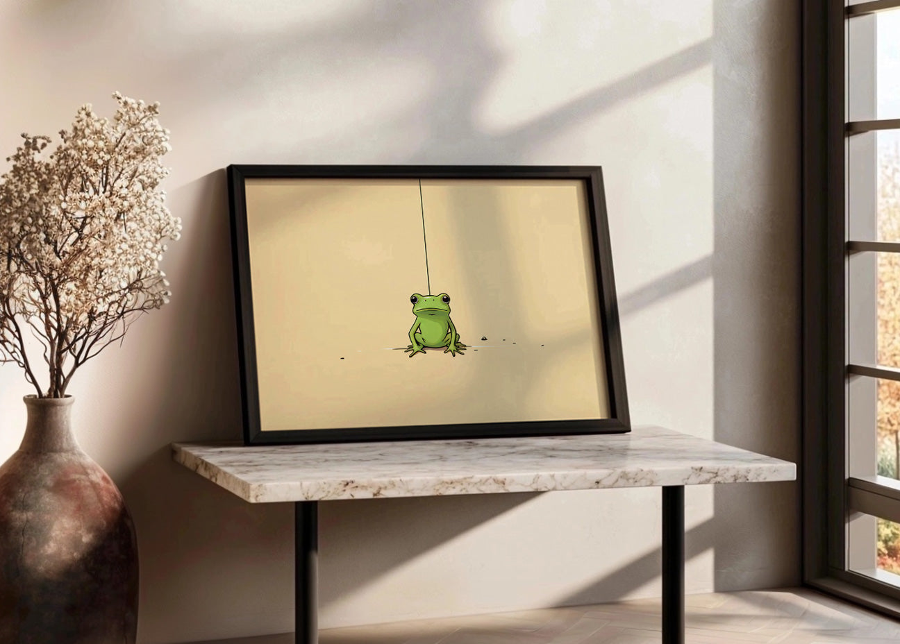 Cuadro Frog puppet