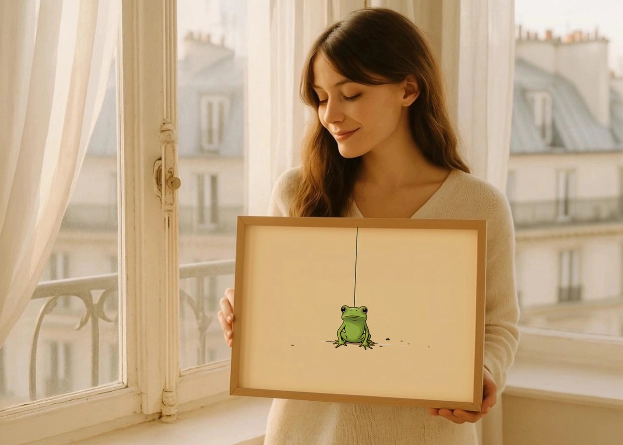 Cuadro Frog puppet