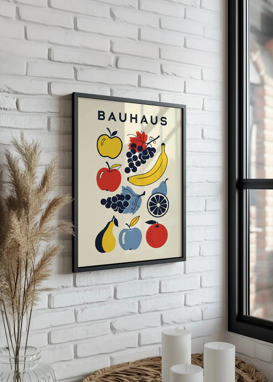 Cuadro Frutas Bauhaus