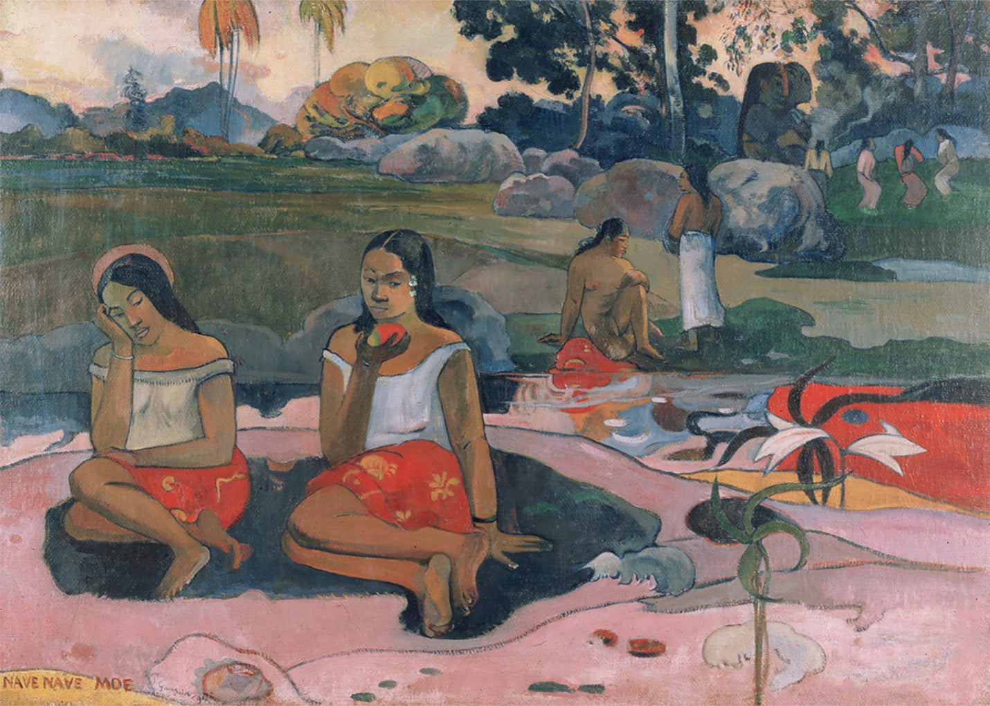 Cuadro Fuente milagrosa (Gauguin)