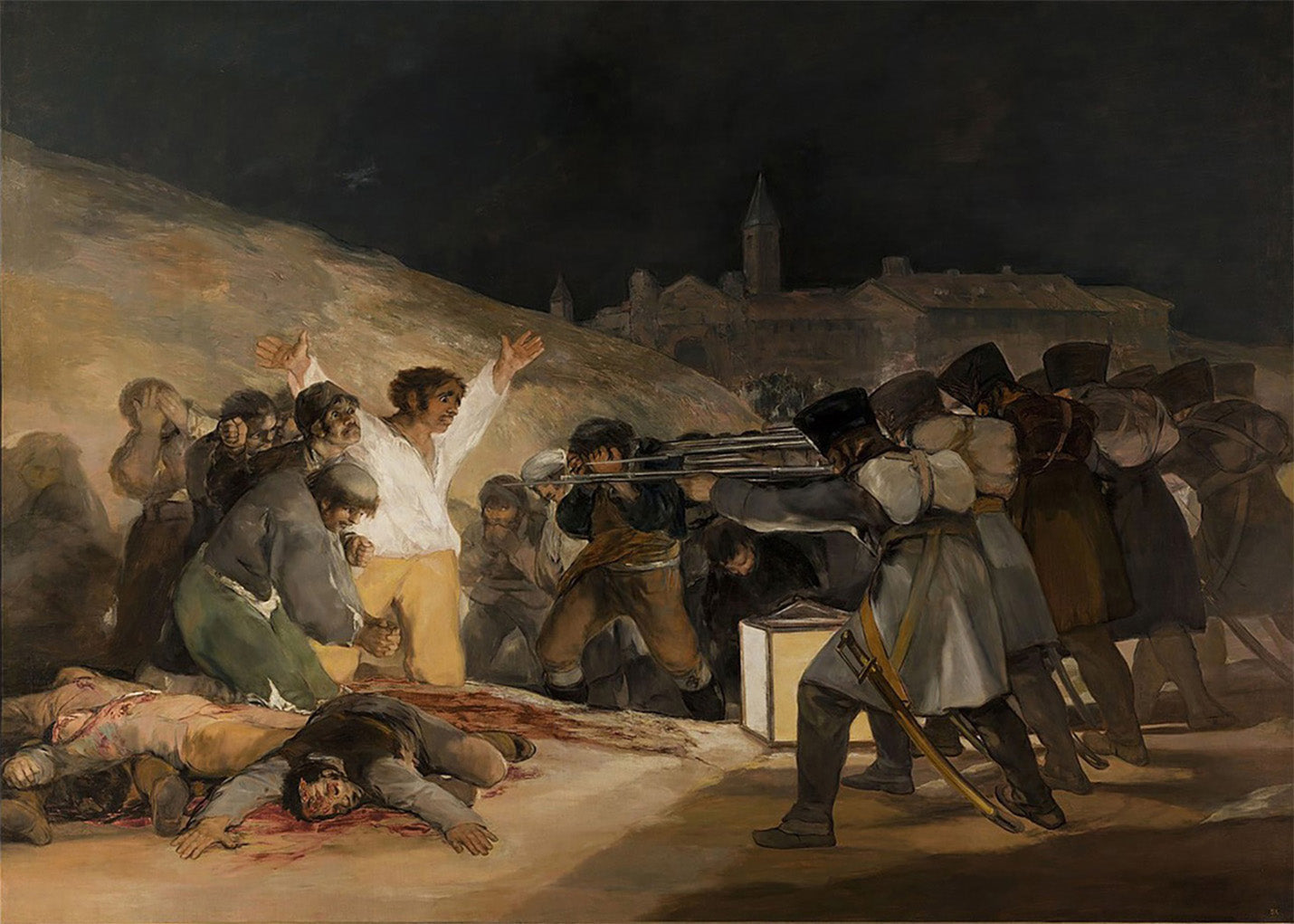 Cuadro Fusilamientois del 3 de mayo de 1808 (Francisco de Goya)