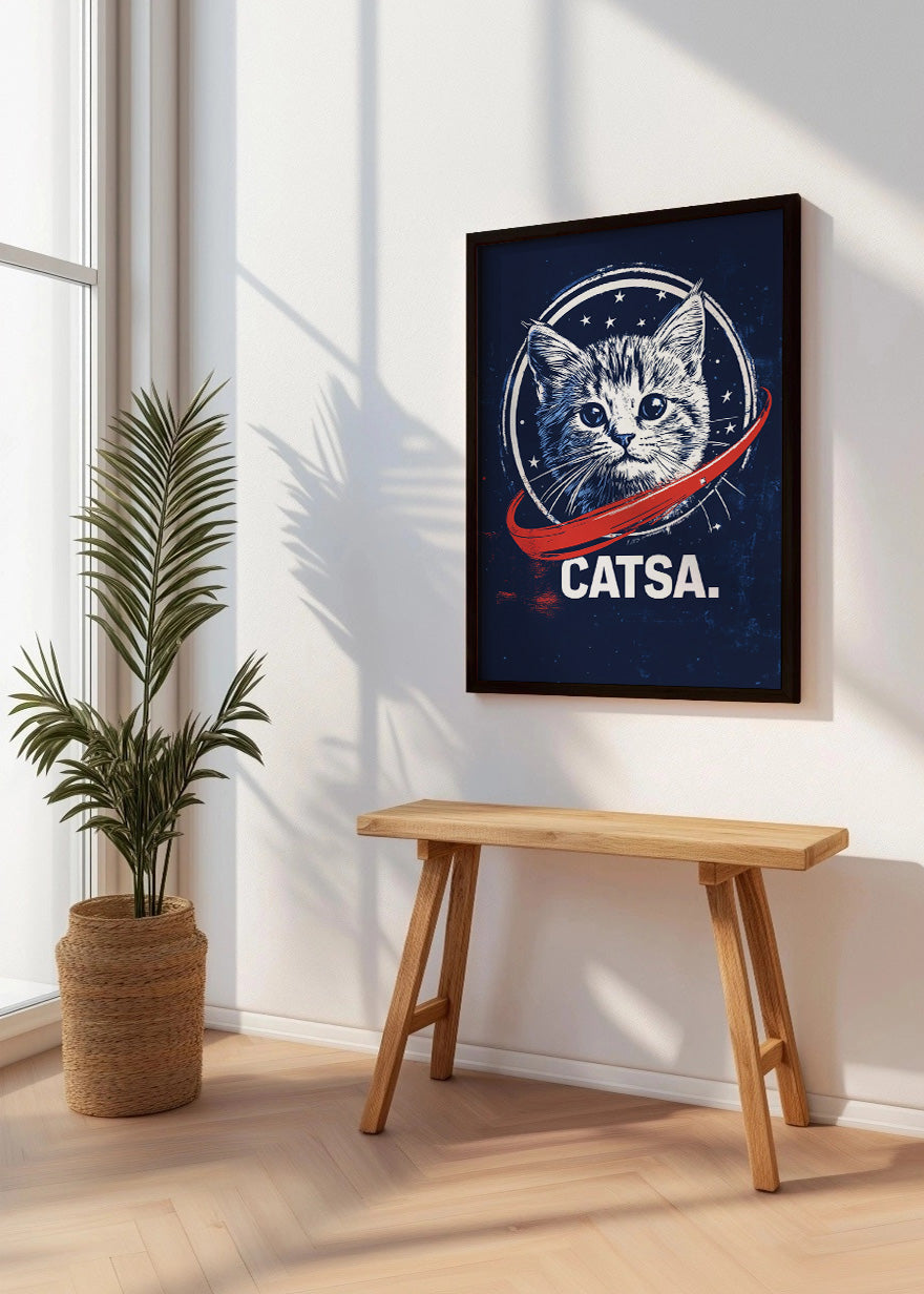 Cuadro Gatito de la NASA