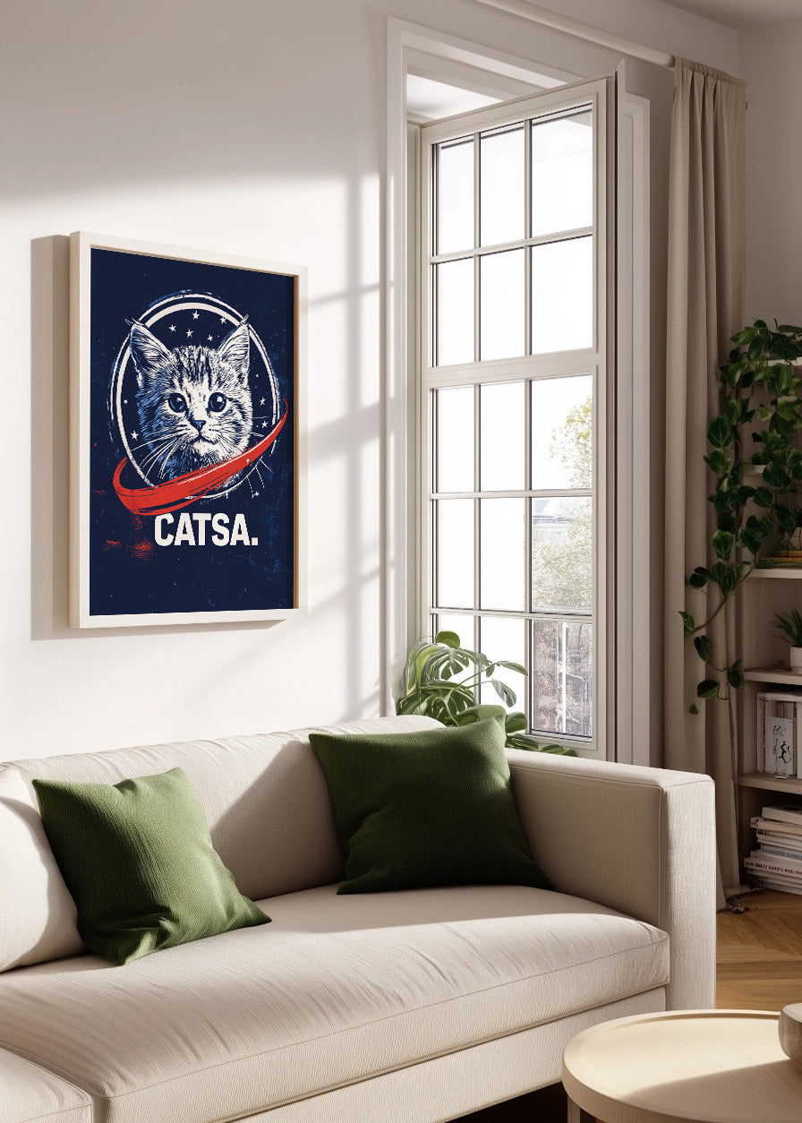 Cuadro Gatito de la NASA