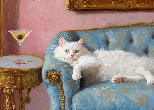 Cuadro Gato, rey y señor (h)