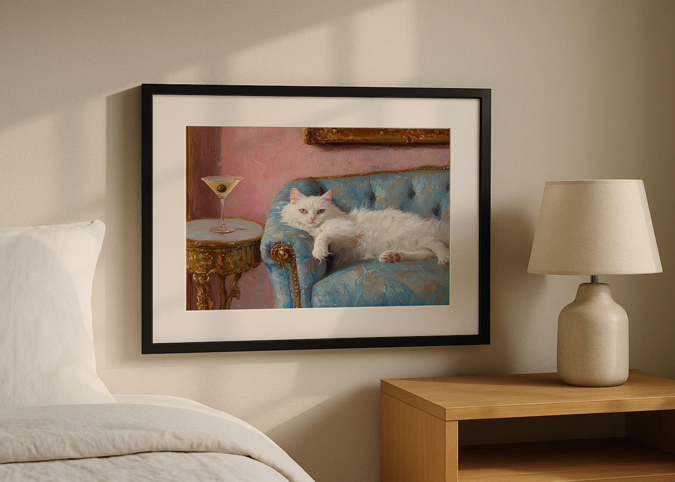 Cuadro Gato, rey y señor (h)