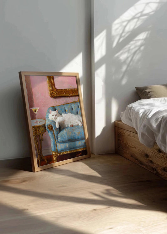 Cuadro Gato, rey y señor (v)