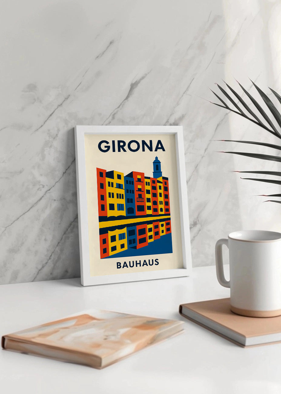 Cuadro Girona Poster Bauhaus