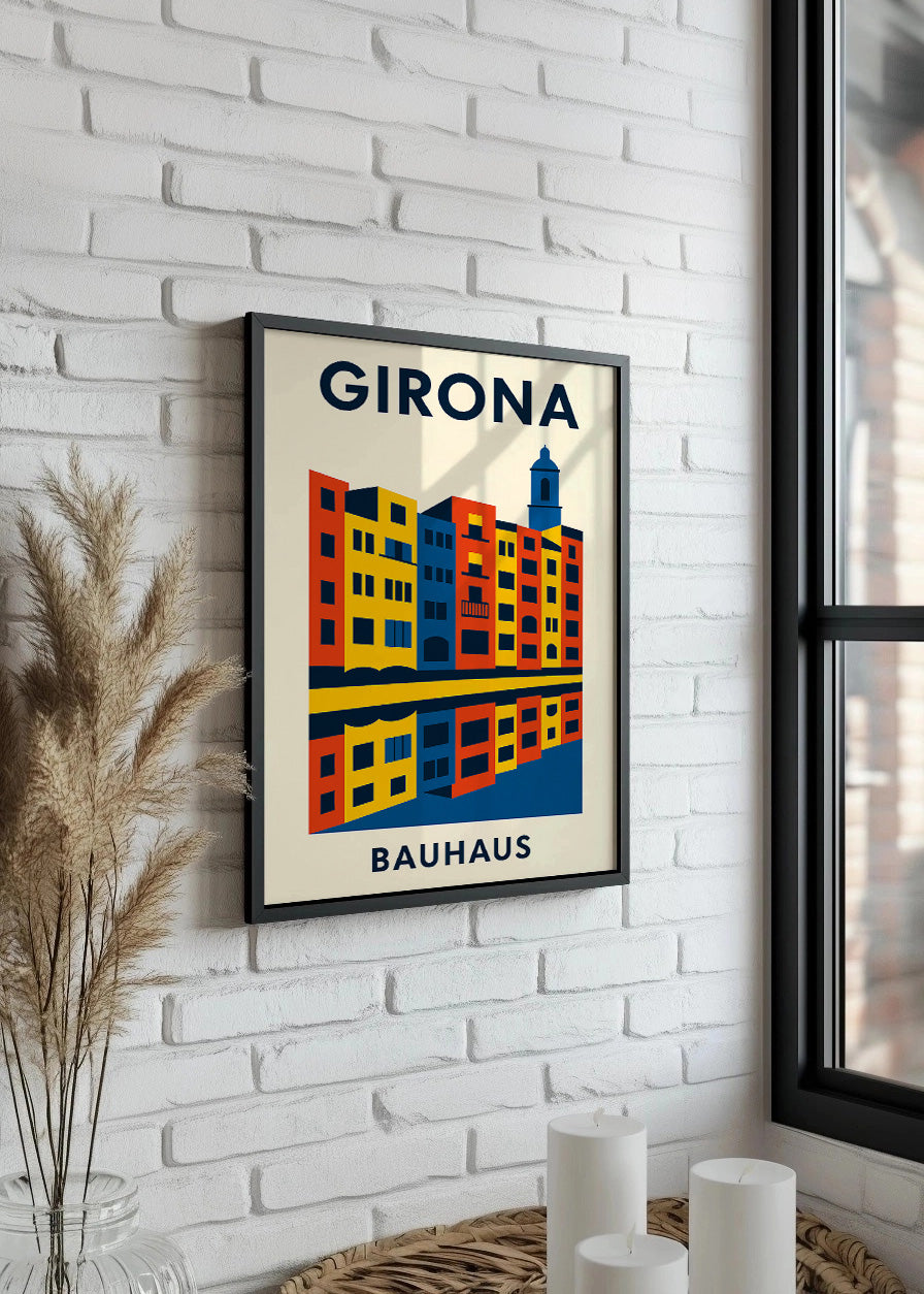Cuadro Girona Poster Bauhaus