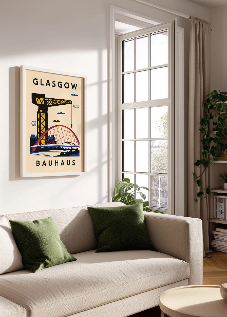 Cuadro Glasgow Poster Bauhaus