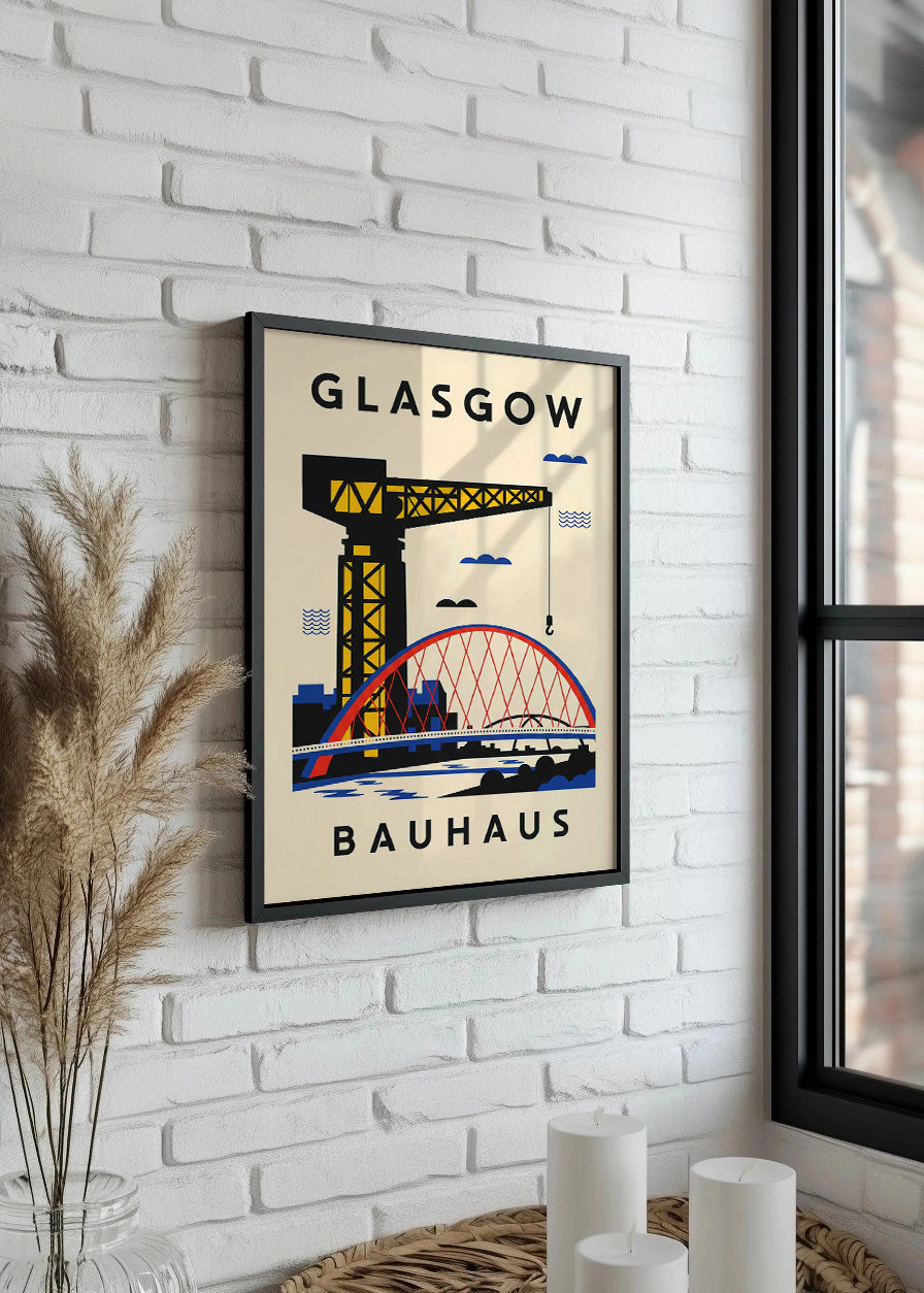 Cuadro Glasgow Poster Bauhaus