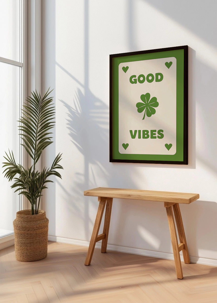 Cuadro Good Vives trevol poker