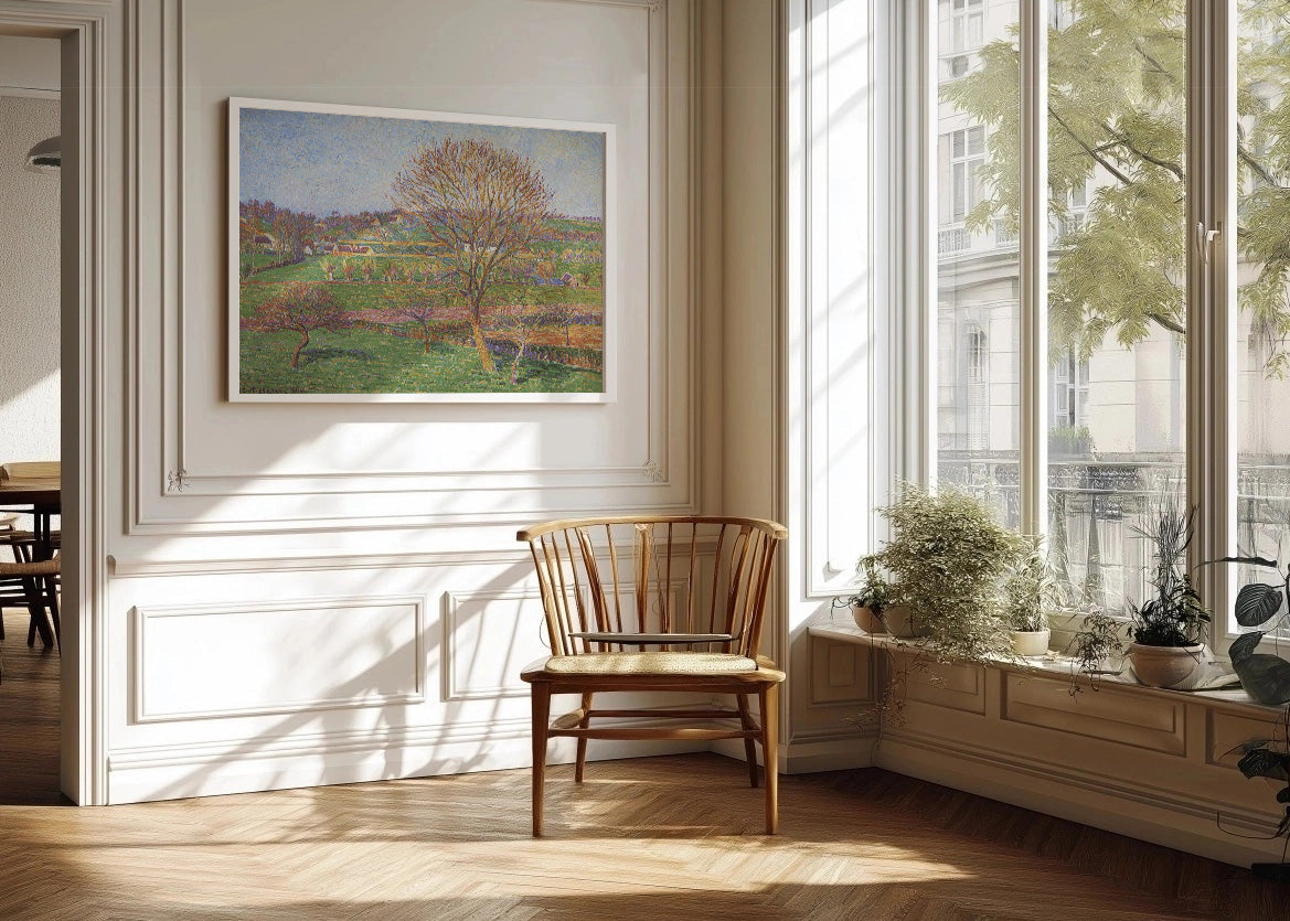 Cuadro Gran Nogal en Eragny (Pissarro)