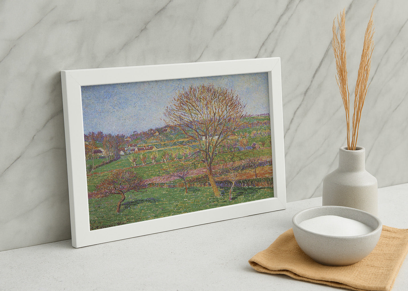 Cuadro Gran Nogal en Eragny (Pissarro)