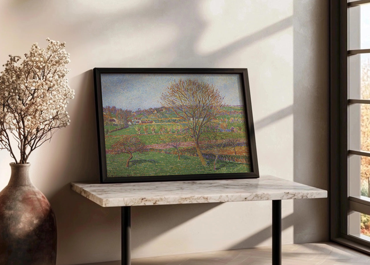 Cuadro Gran Nogal en Eragny (Pissarro)
