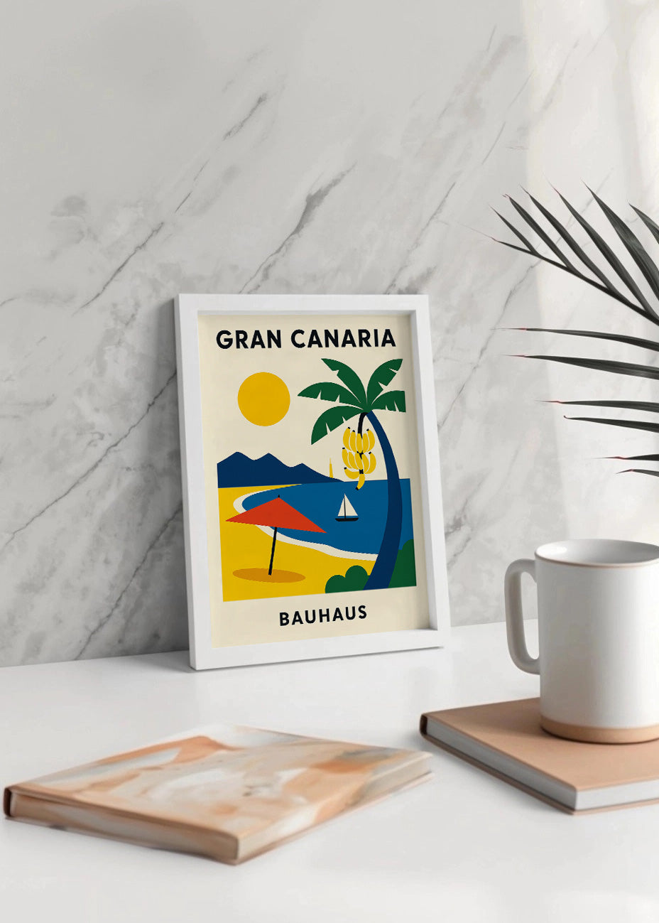 Cuadro Gran Canaria Poster Bauhaus