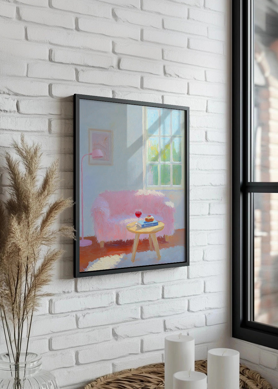 Cuadro Habitacion de pastel