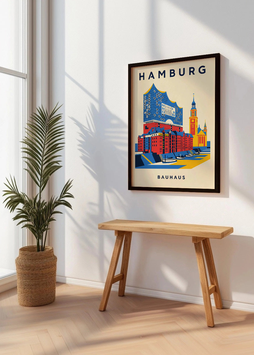 Cuadro Hamburg Poster Bauhaus