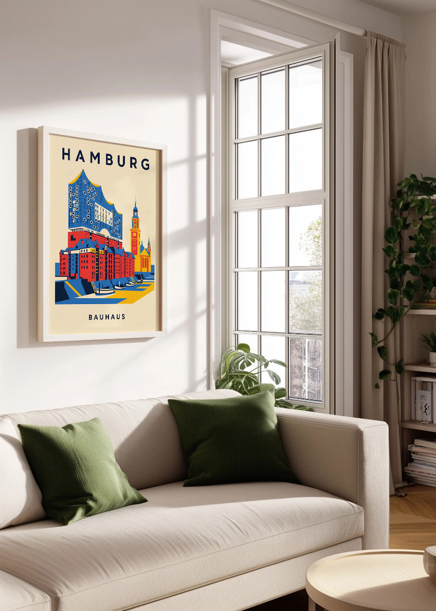 Cuadro Hamburg Poster Bauhaus