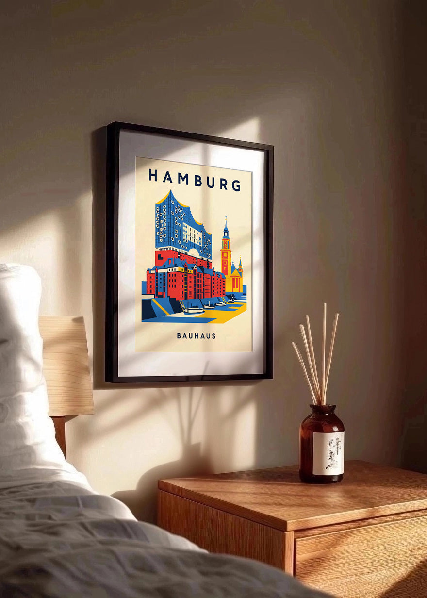 Cuadro Hamburg Poster Bauhaus