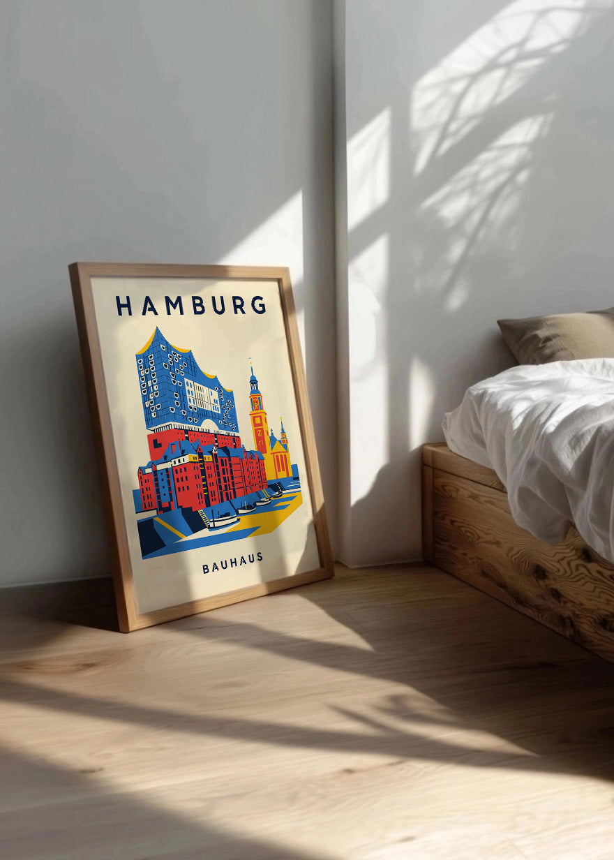 Cuadro Hamburg Poster Bauhaus
