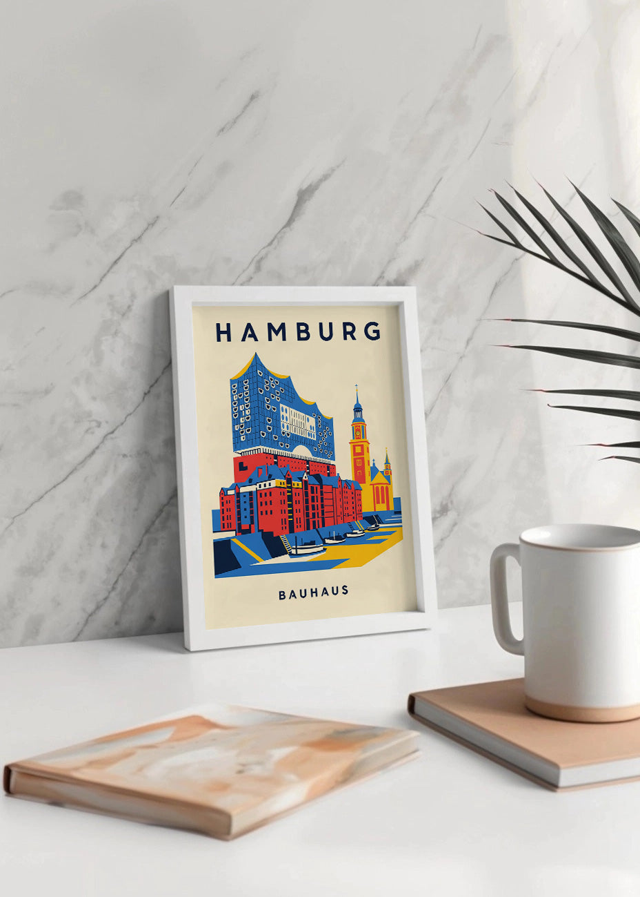 Cuadro Hamburg Poster Bauhaus