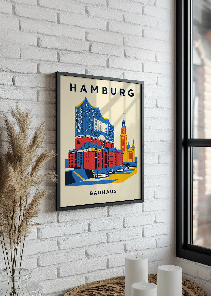 Cuadro Hamburg Poster Bauhaus