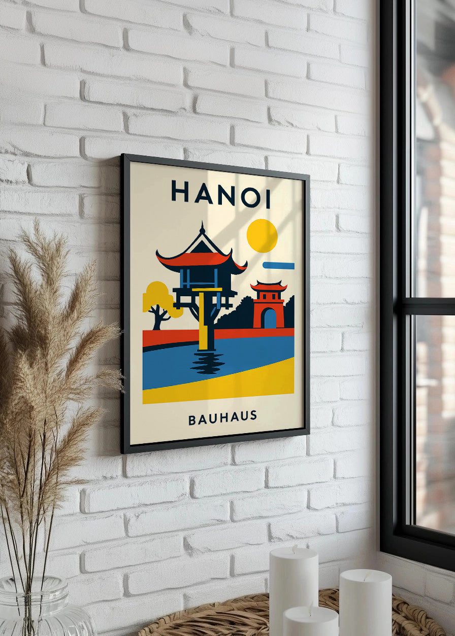 Cuadro Hanoi Poster Bauhaus