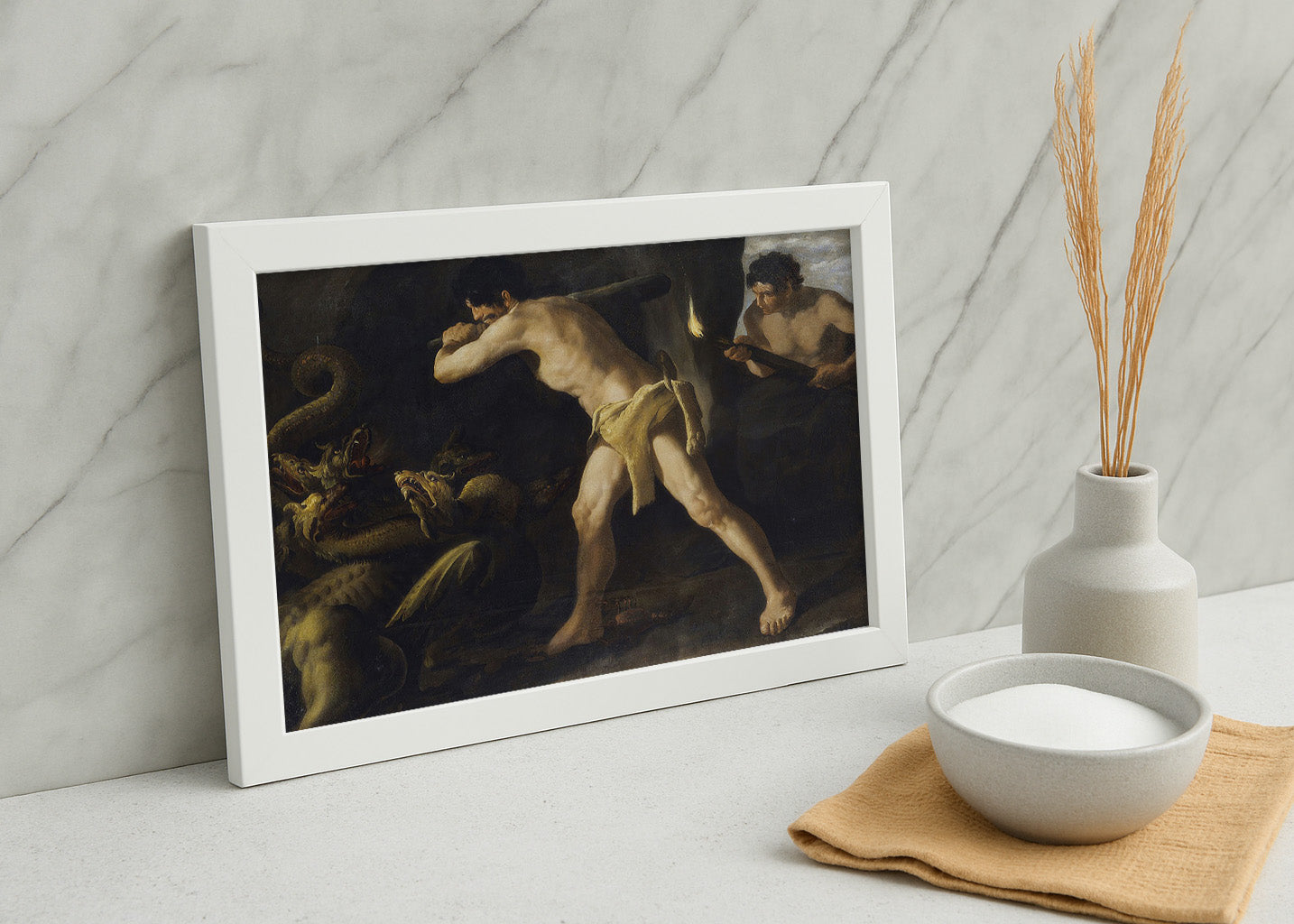 Cuadro Hércules lucha contra la hidra de Lerna (Rubens)