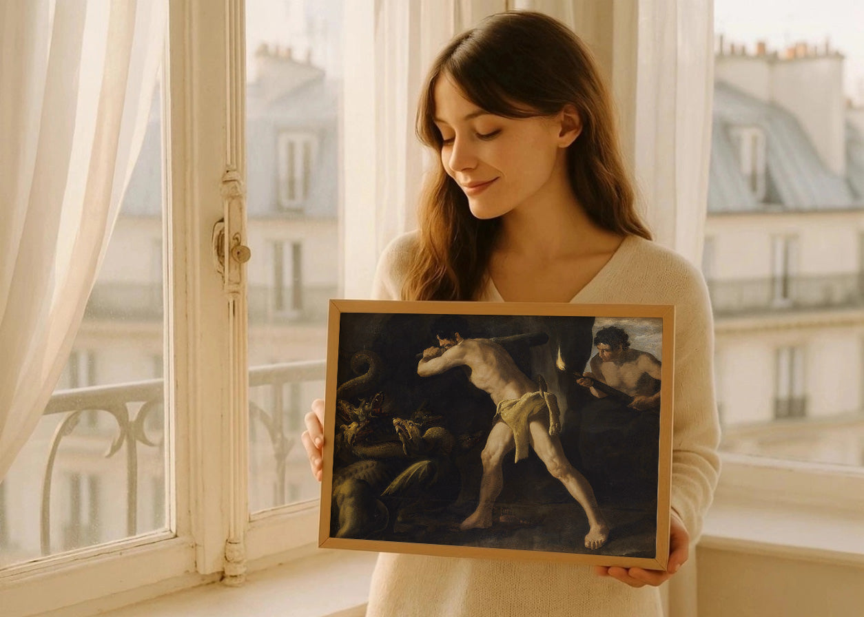 Cuadro Hércules lucha contra la hidra de Lerna (Rubens)