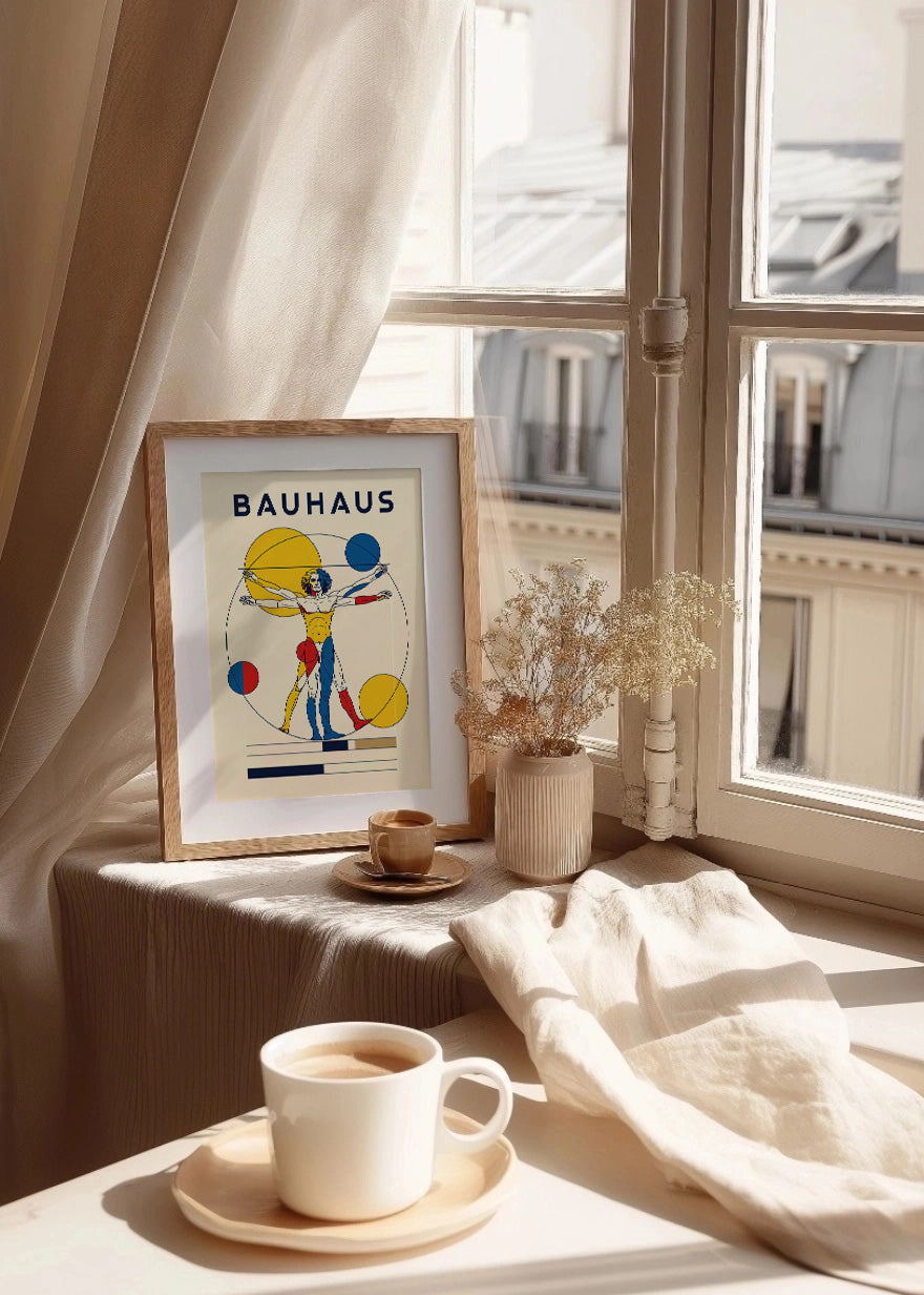Cuadro Hombre de Vitruvio Bauhaus