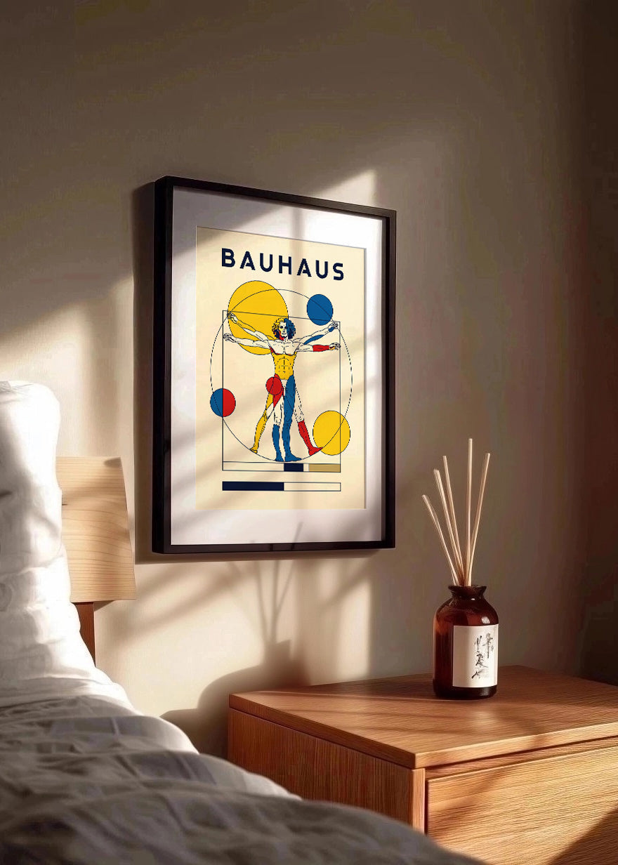Cuadro Hombre de Vitruvio Bauhaus