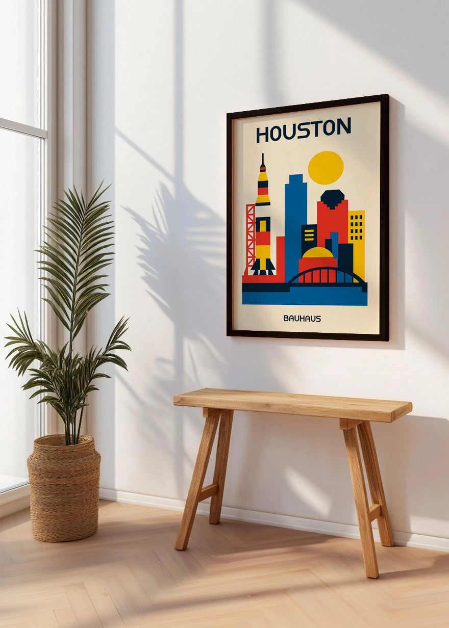 Cuadro Houston Poster Bauhaus