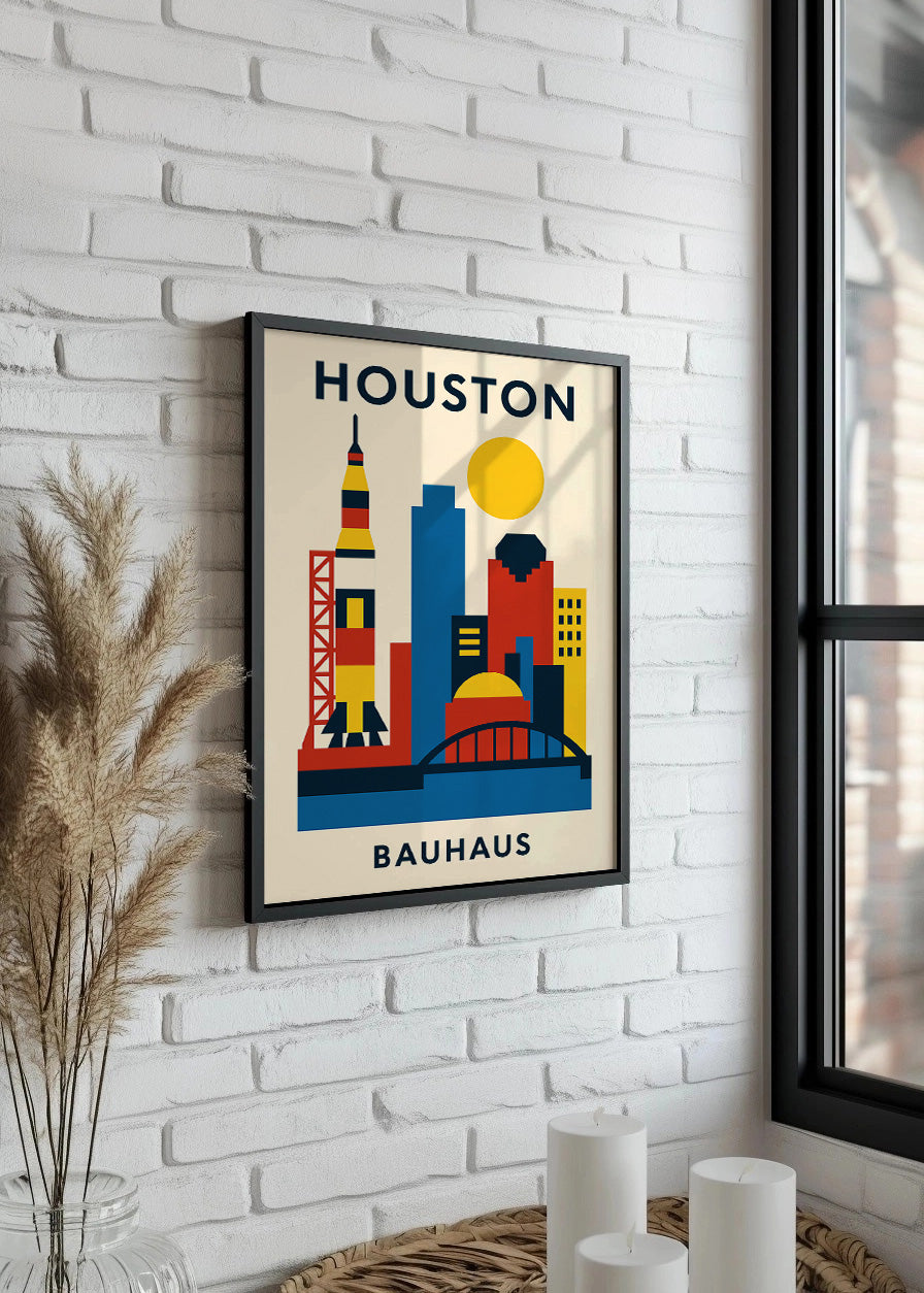 Cuadro Houston Poster Bauhaus