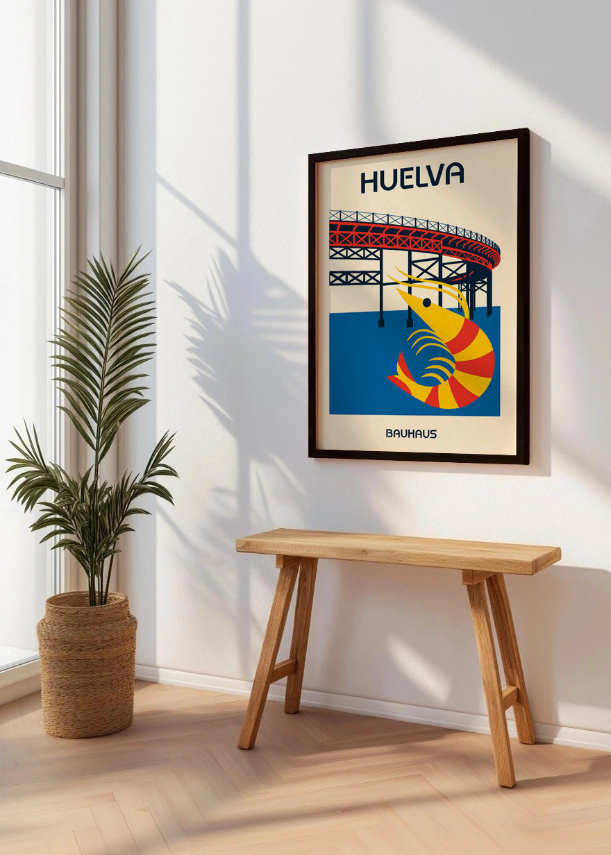 Cuadro Huelva Poster Bauhaus