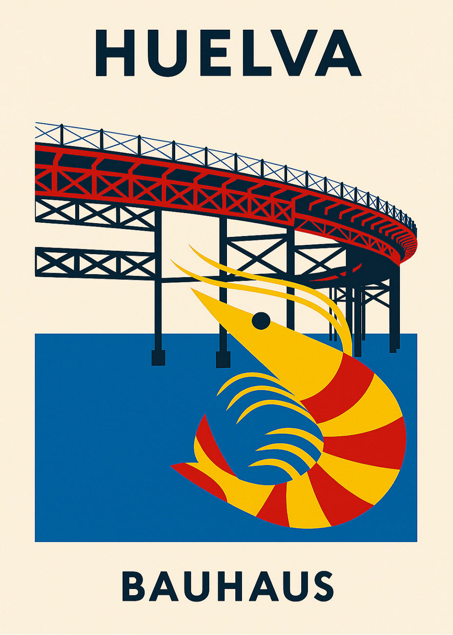 Cuadro Huelva Poster Bauhaus