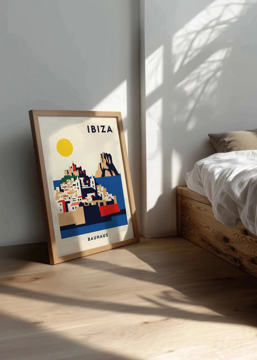 Cuadro Ibiza Poster Bauhaus