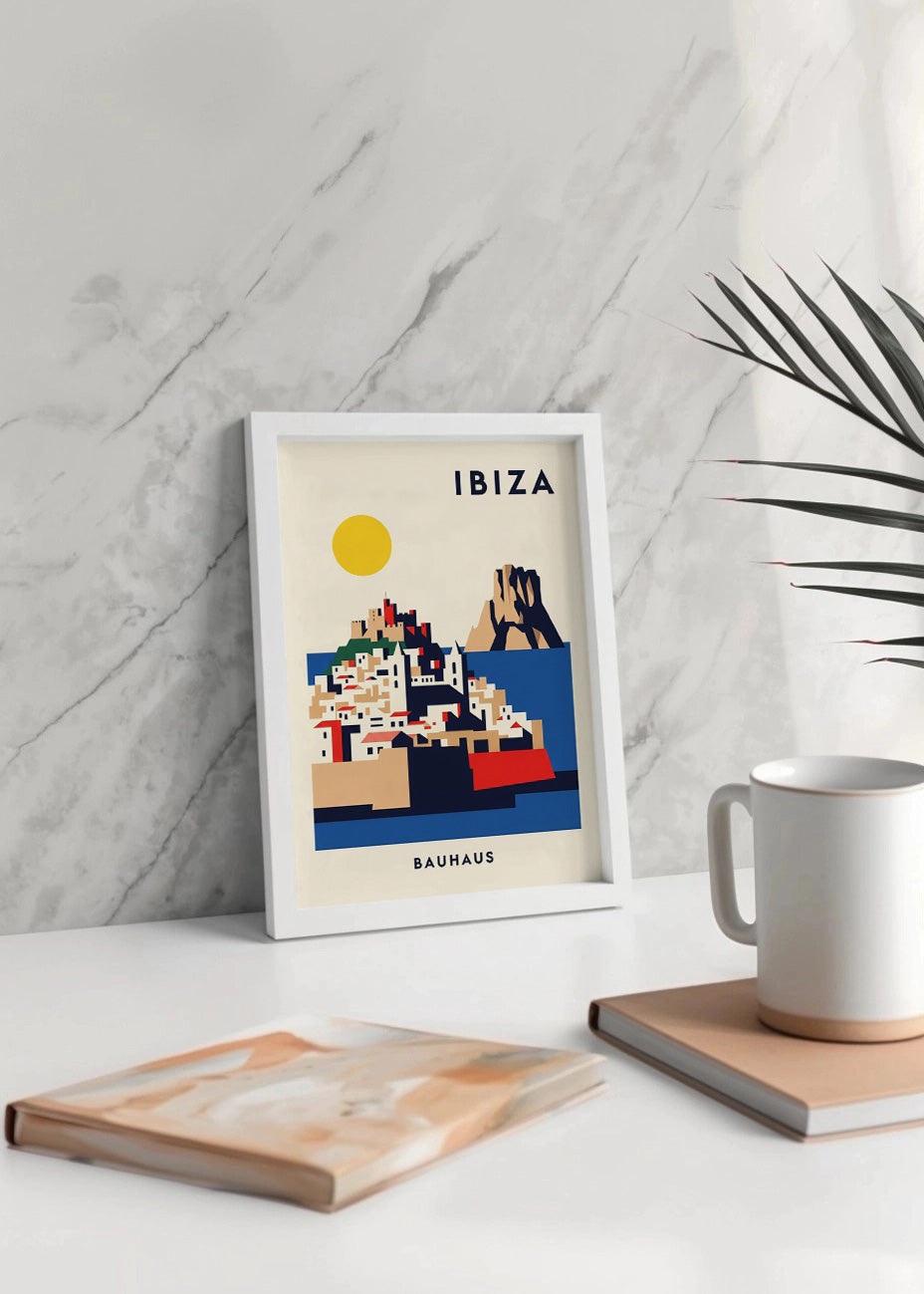 Cuadro Ibiza Poster Bauhaus