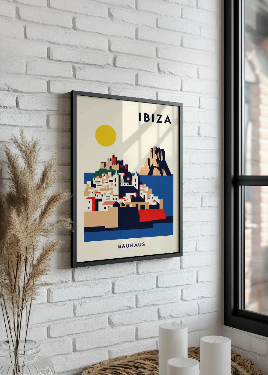 Cuadro Ibiza Poster Bauhaus