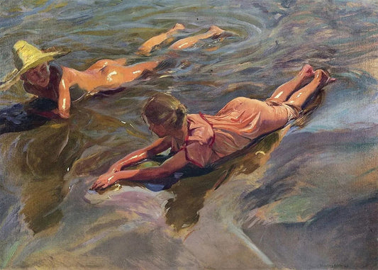 Cuadro Idilio marino (Joaquín Sorolla)