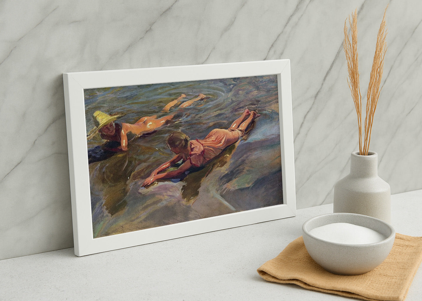 Cuadro Idilio marino (Joaquín Sorolla)