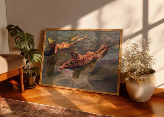 Cuadro Idilio marino (Joaquín Sorolla)