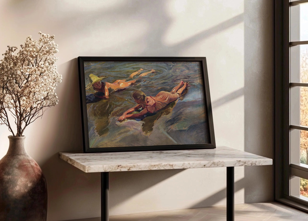 Cuadro Idilio marino (Joaquín Sorolla)
