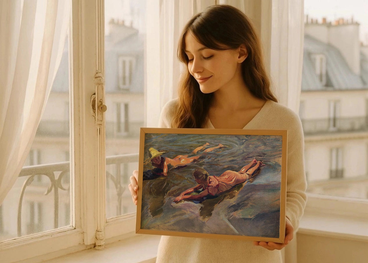 Cuadro Idilio marino (Joaquín Sorolla)