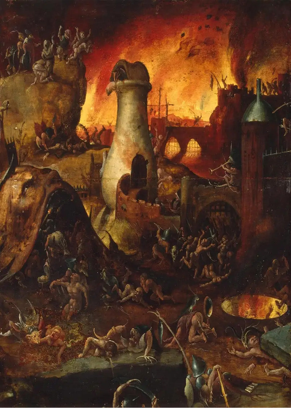 Cuadro Infierno (El Bosco)