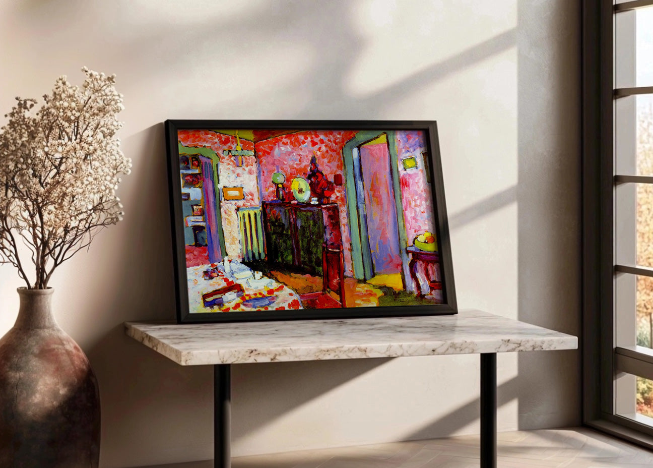 Cuadro Interior de mi comedor (Kandinsky)