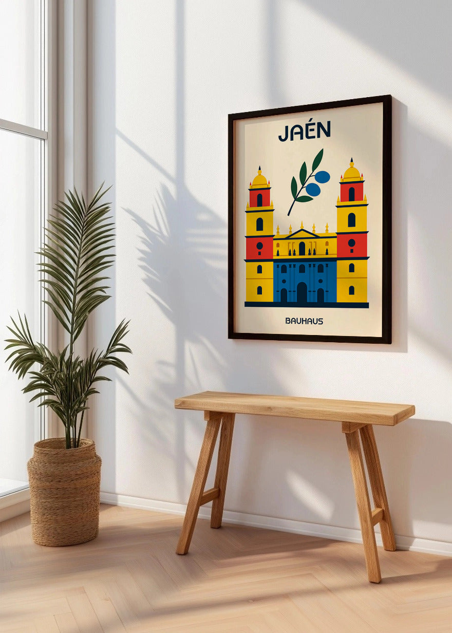 Cuadro Jaén Poster Bauhaus