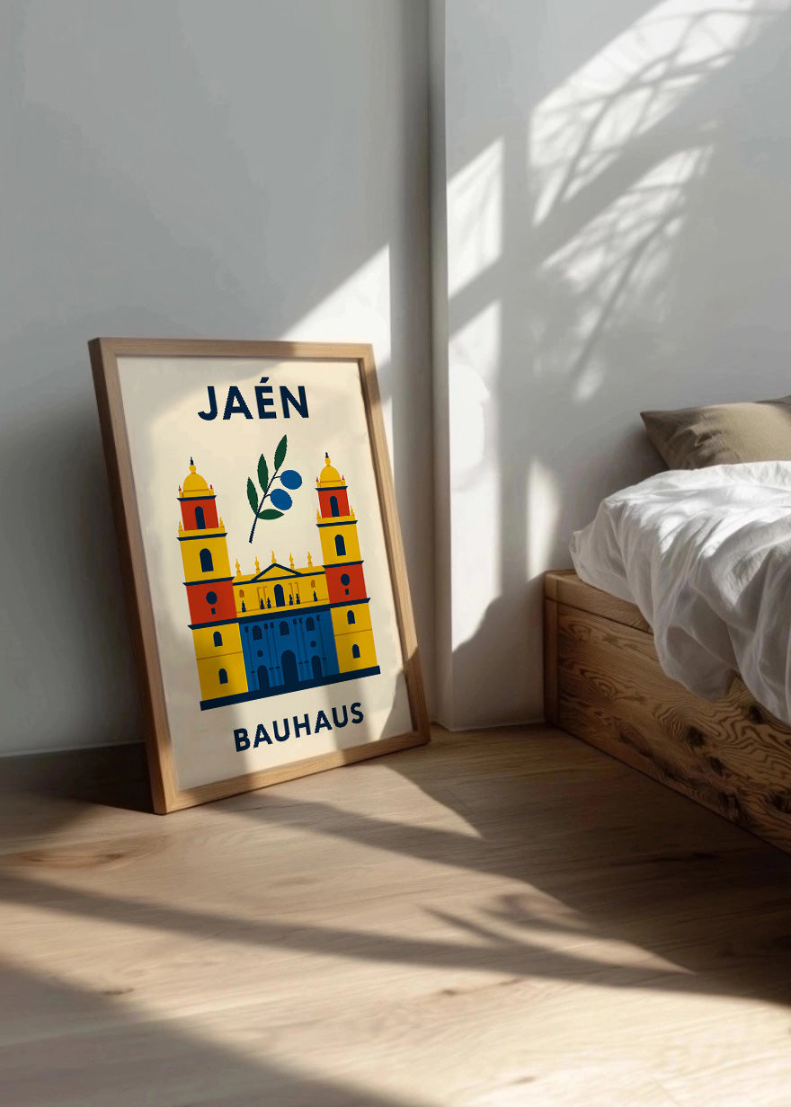 Cuadro Jaén Poster Bauhaus