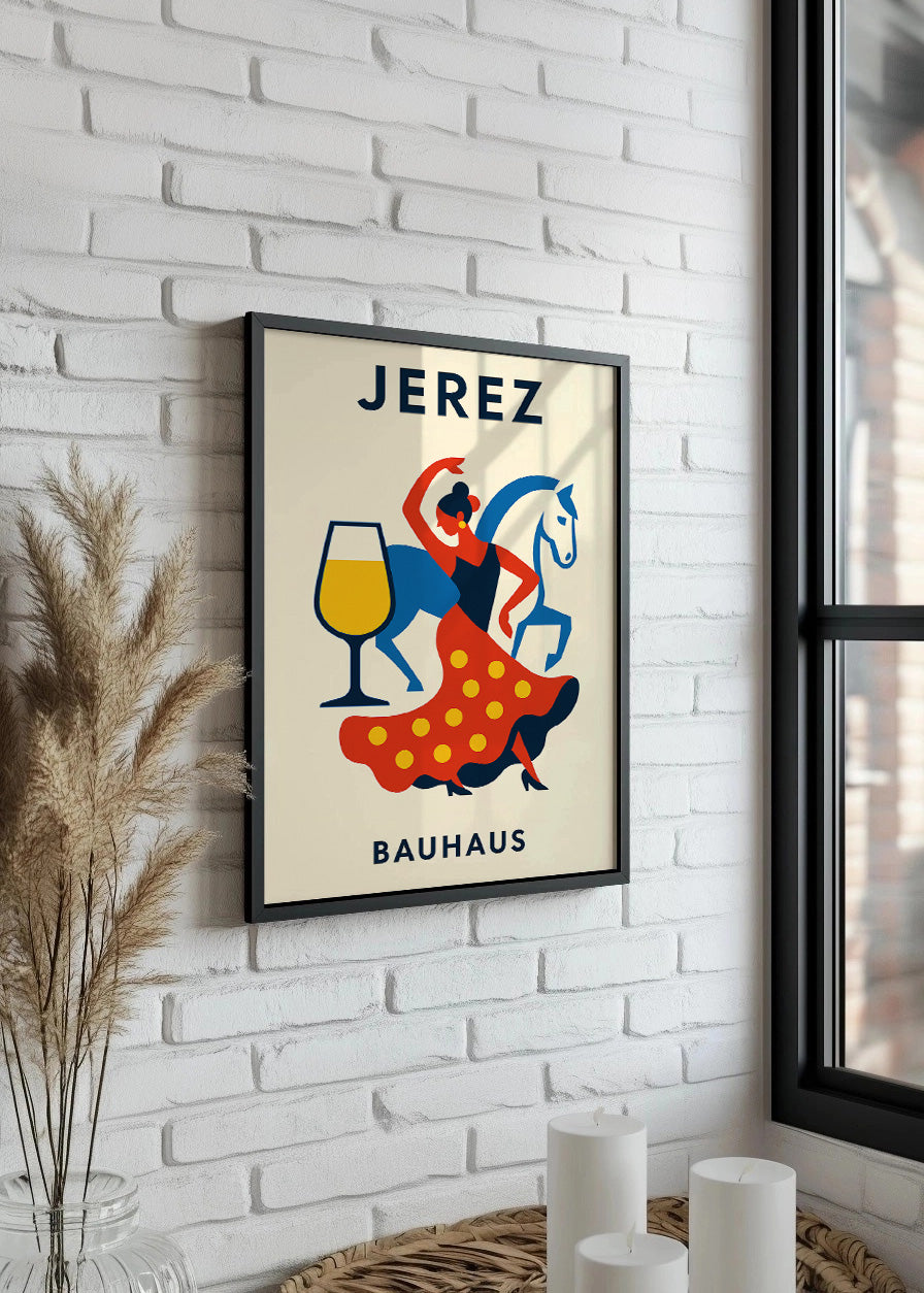 Cuadro Jerez Poster Bauhaus