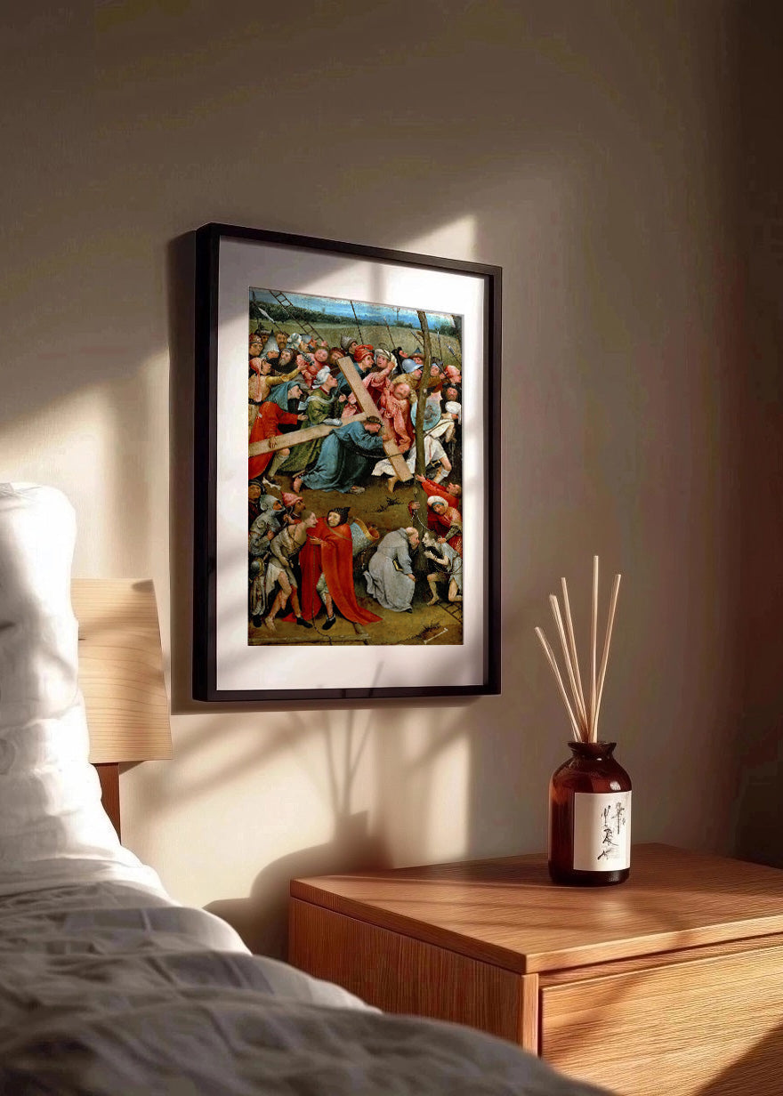 Cuadro Jesús cargando con la cruz (El Bosco)