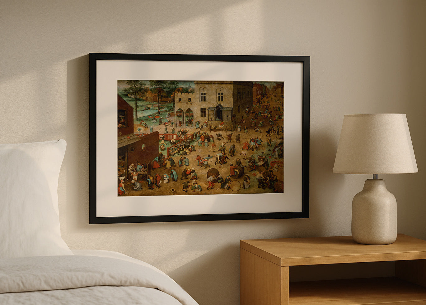 Cuadro Juegos de niños (Pieter Brueghel el Viejo)